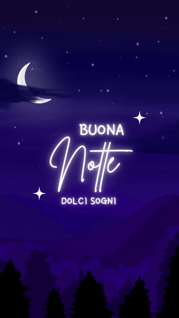 buona notte dolci sogni