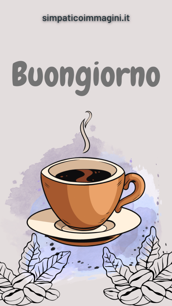 buongiorno caffè