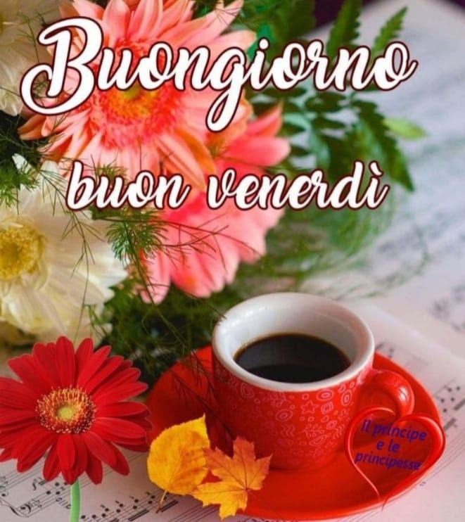 buongiorno e buon venerdi